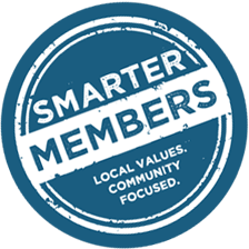 Smarter Members.  Local values.  Community Focused