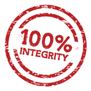 100% integrity icon